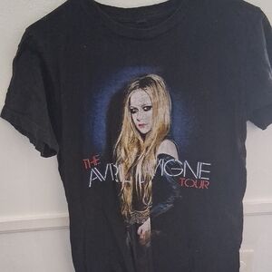 Black Avril Lavigne Tour T-Shirt